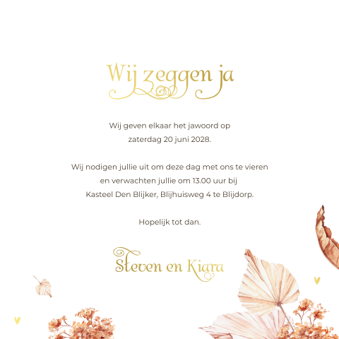 Kaart binnenkant