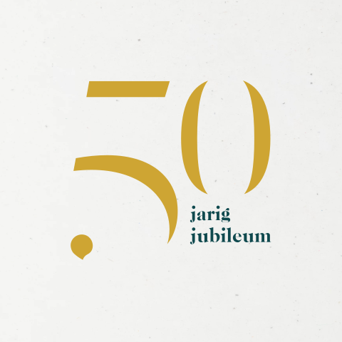 Duurzame zakelijk uitnodiging 50-jarig jubileum feest