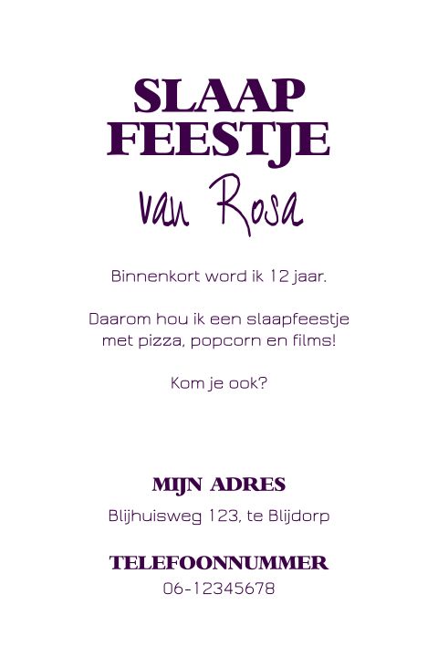 Kaart binnenkant