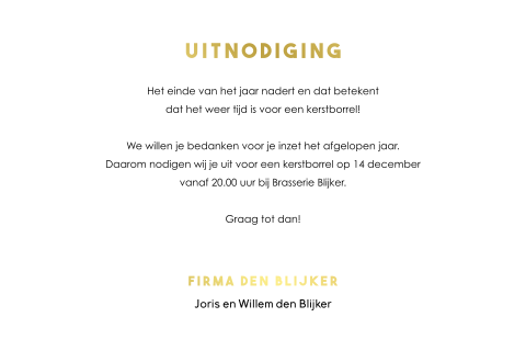 Kaart binnenkant