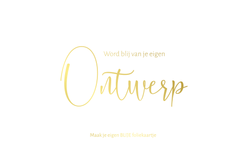 Zelf ontwerpen folie liggend vouw links