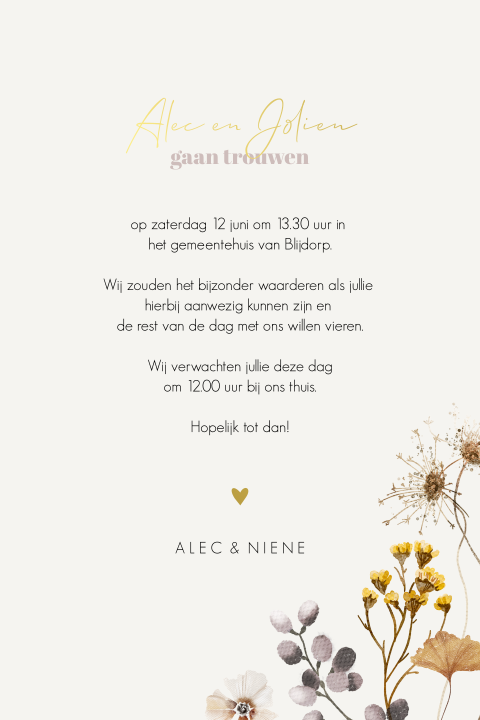Kaart binnenkant