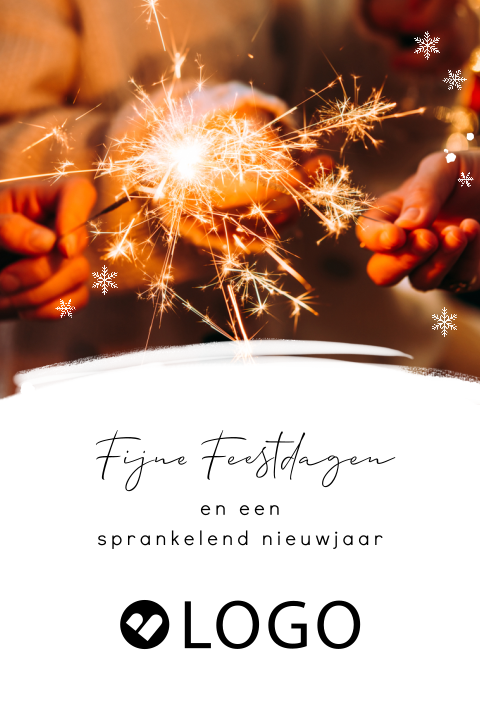 Kerstkaart goed doel Ronald McDonald Huis Zwolle vuurwerk