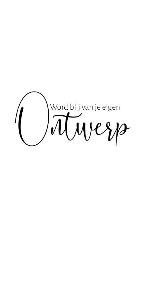 Kaart zelf maken in de vorm van een arch