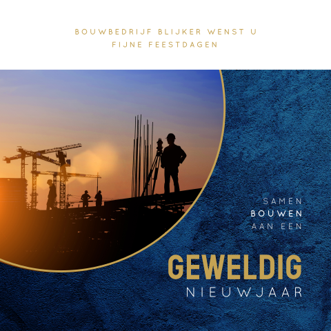 Zakelijke kerstkaart bouwen met foto