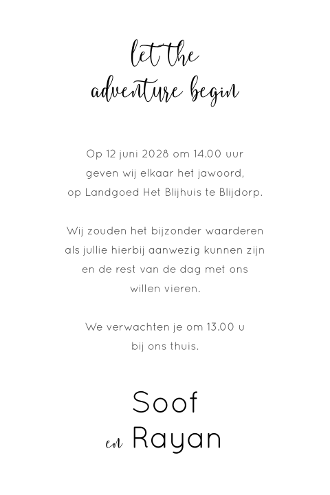 Kaart binnenkant