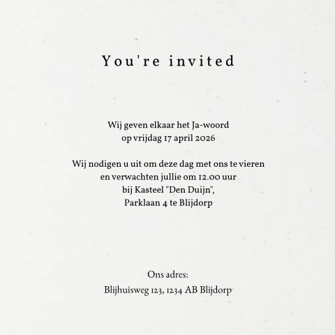Kaart binnenkant