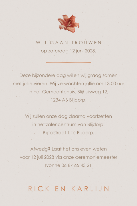 Kaart binnenkant