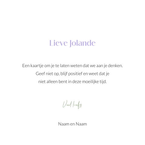 Kaart binnenkant