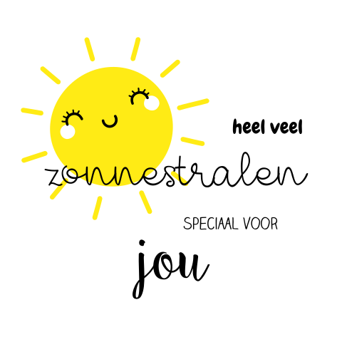 Zonnestralen beterschap kaart