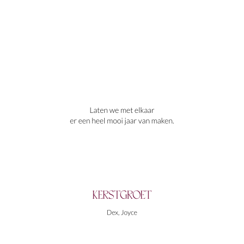 Kaart binnenkant