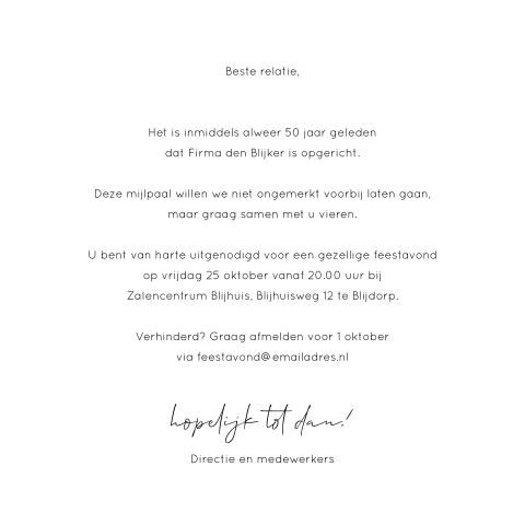 Kaart binnenkant