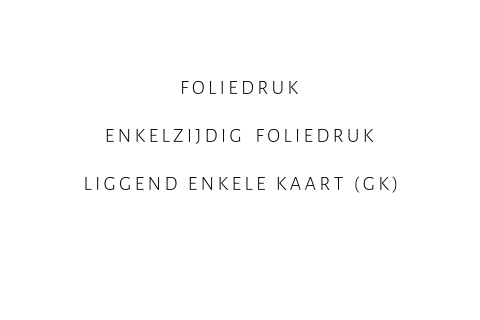 blanco enkel liggend