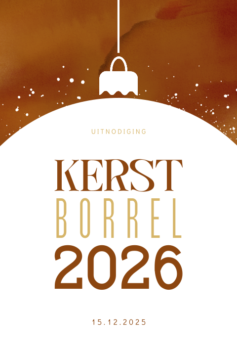 Kerstborrel uitnodiging voor bedrijven