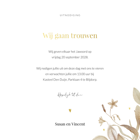 Kaart binnenkant