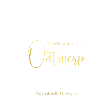 Zelf ontwerpen folie vierkant gevouwen