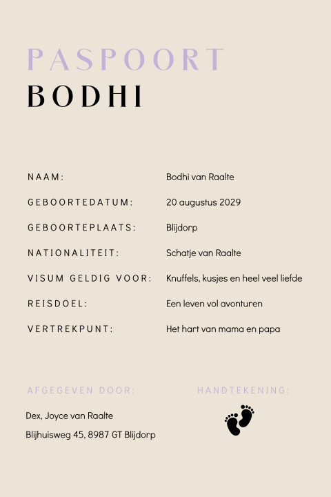 Kaart binnenkant
