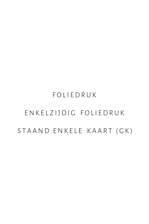 Blanco enkel staand