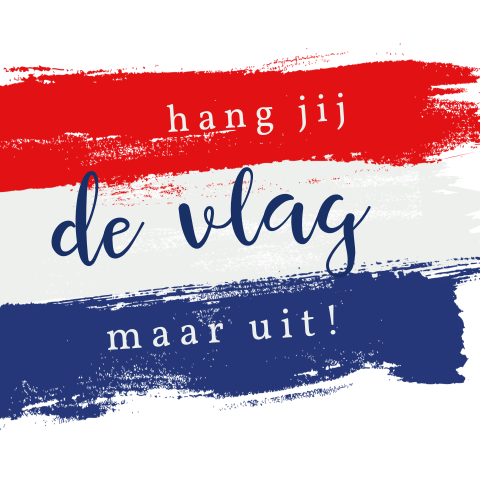 Hang jij de vlag maar uit kaart geslaagd