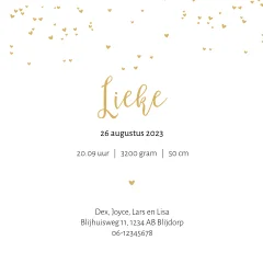 Drie uiltjes op een tak, baby zusje