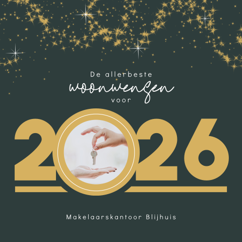 Sprankelende kerstkaart met jaartal en foto van een sleutel