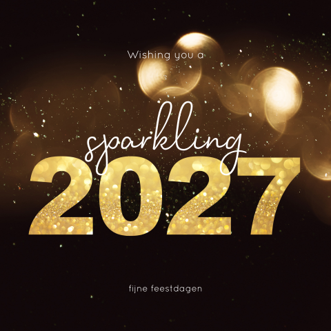 Stijlvolle zakelijke kerstkaart