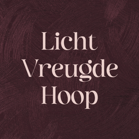 Vrede kerstkaart christelijk met licht, vreugde en hoop