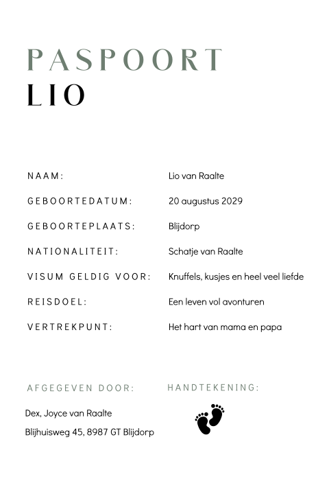 Kaart binnenkant