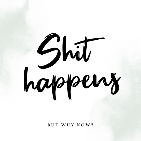Gezakt kaart Shit happens