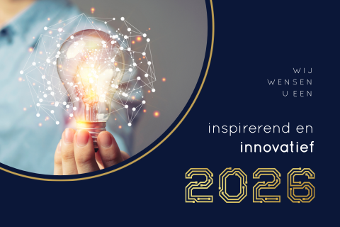 Innovatie en inspiratie zakelijke kerstkaart