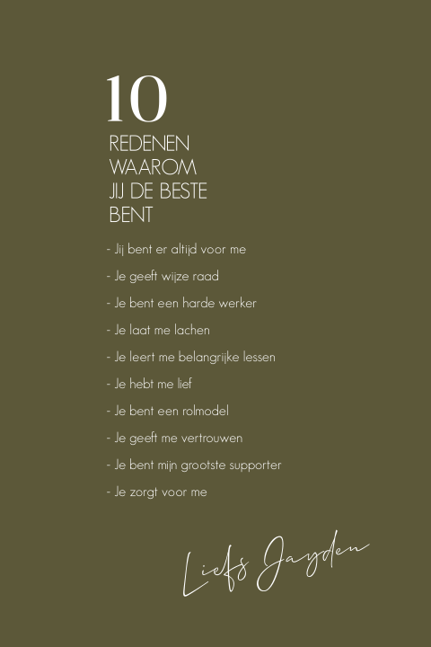 Kaart binnenkant