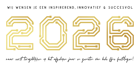 Zakelijke kerstkaart connecties en verbinden