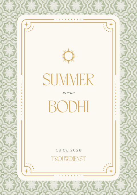 Liturgie boekje mediterraans boho
