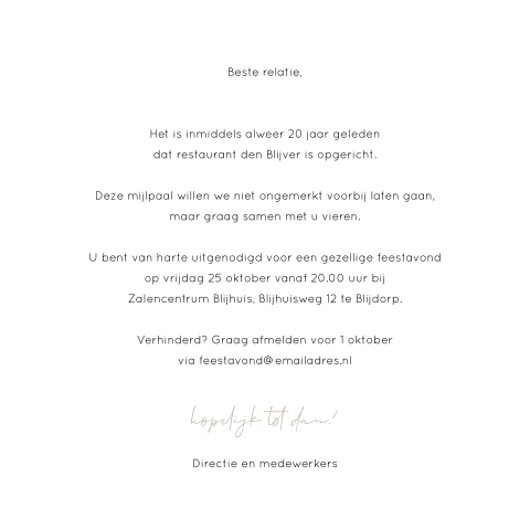 Kaart binnenkant