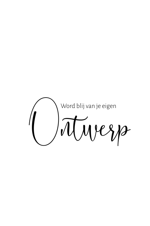 Ontwerp je eigen kaart in organische vorm.