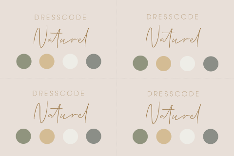 Dresscode kaartje DIY voor bij trouwkaart