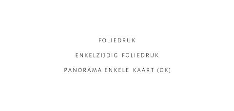 Blanco enkel panorama