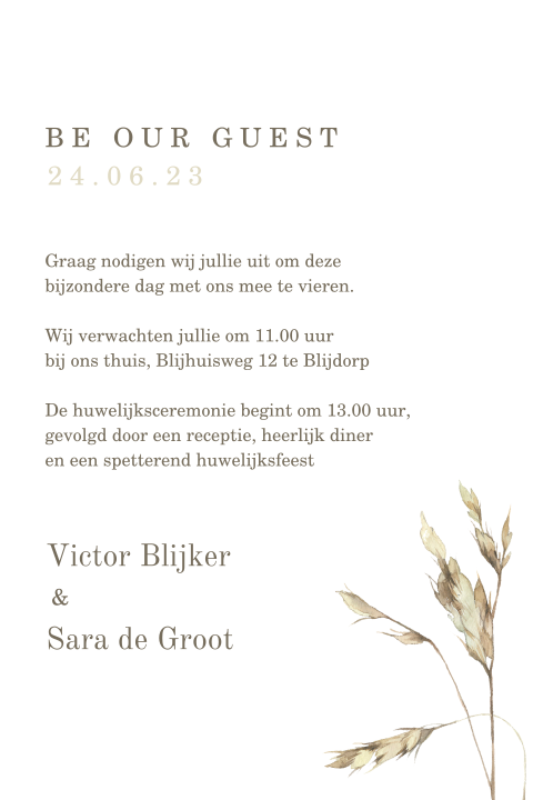 Kaart binnenkant