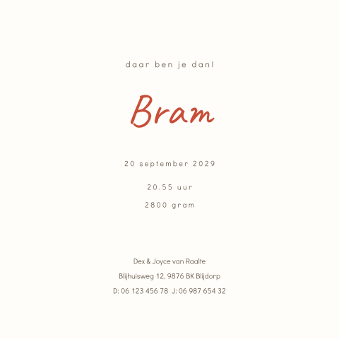Kaart binnenkant
