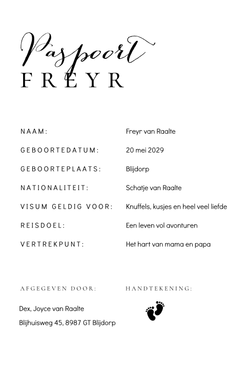 Kaart binnenkant