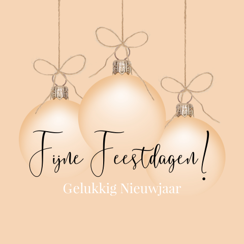 Kerstkaart sfeervolle kerst pastel