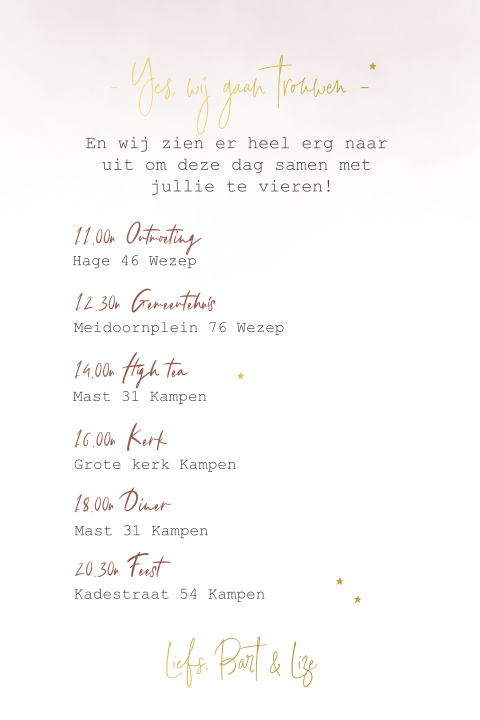Kaart binnenkant