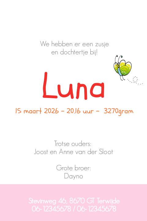 Kaart binnenkant