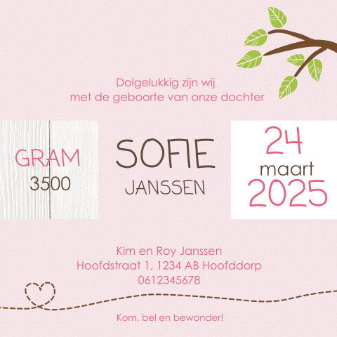 Kaart binnenkant