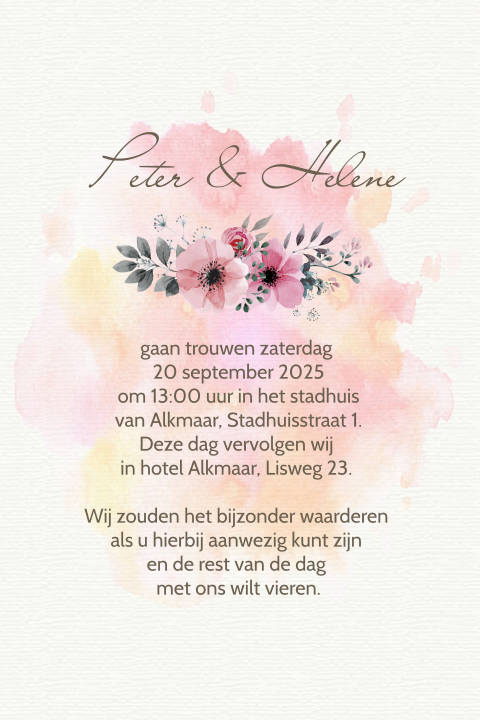 Kaart binnenkant
