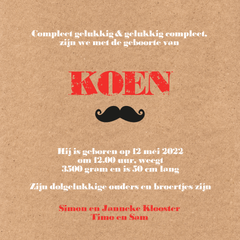 Kaart binnenkant