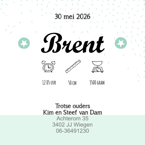 Kaart binnenkant