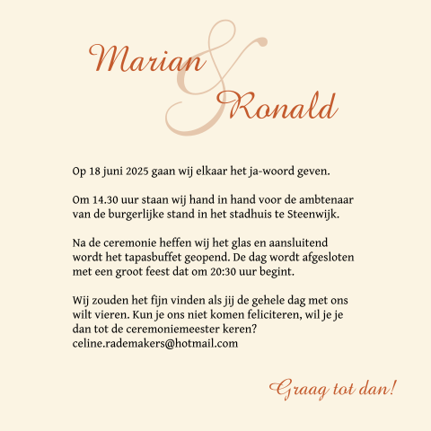 Kaart binnenkant