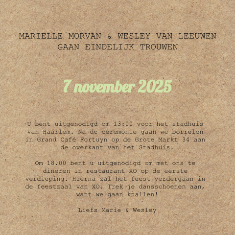 Kaart binnenkant