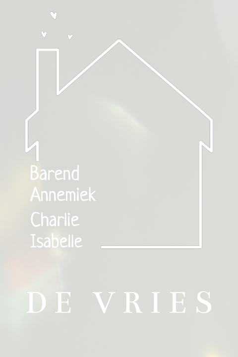 Acryl Familie Decoratie